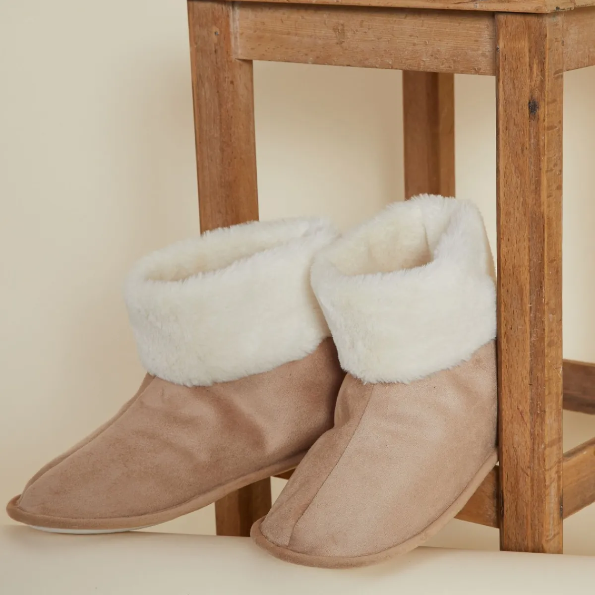 Yves Delorme Chaussons Bottines style Sale