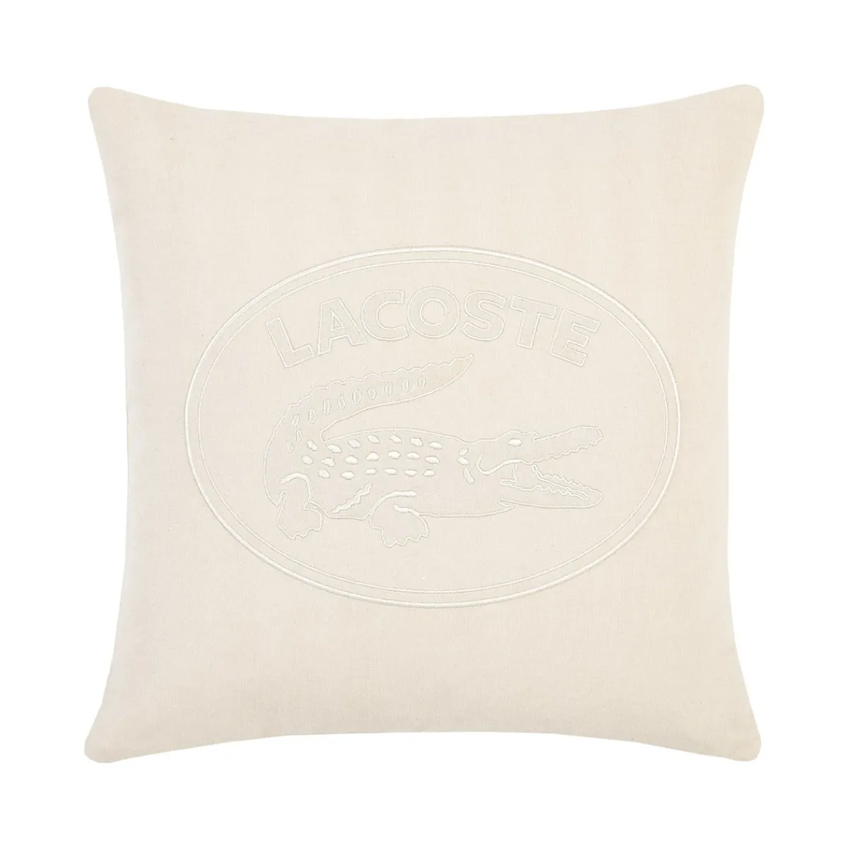 Yves Delorme Coussin L Lacoste Beige Flash Sale