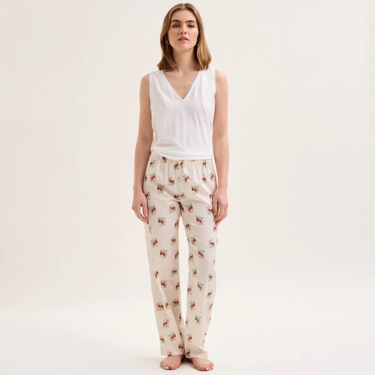 Yves Delorme Pantalon Loulou style Clearance