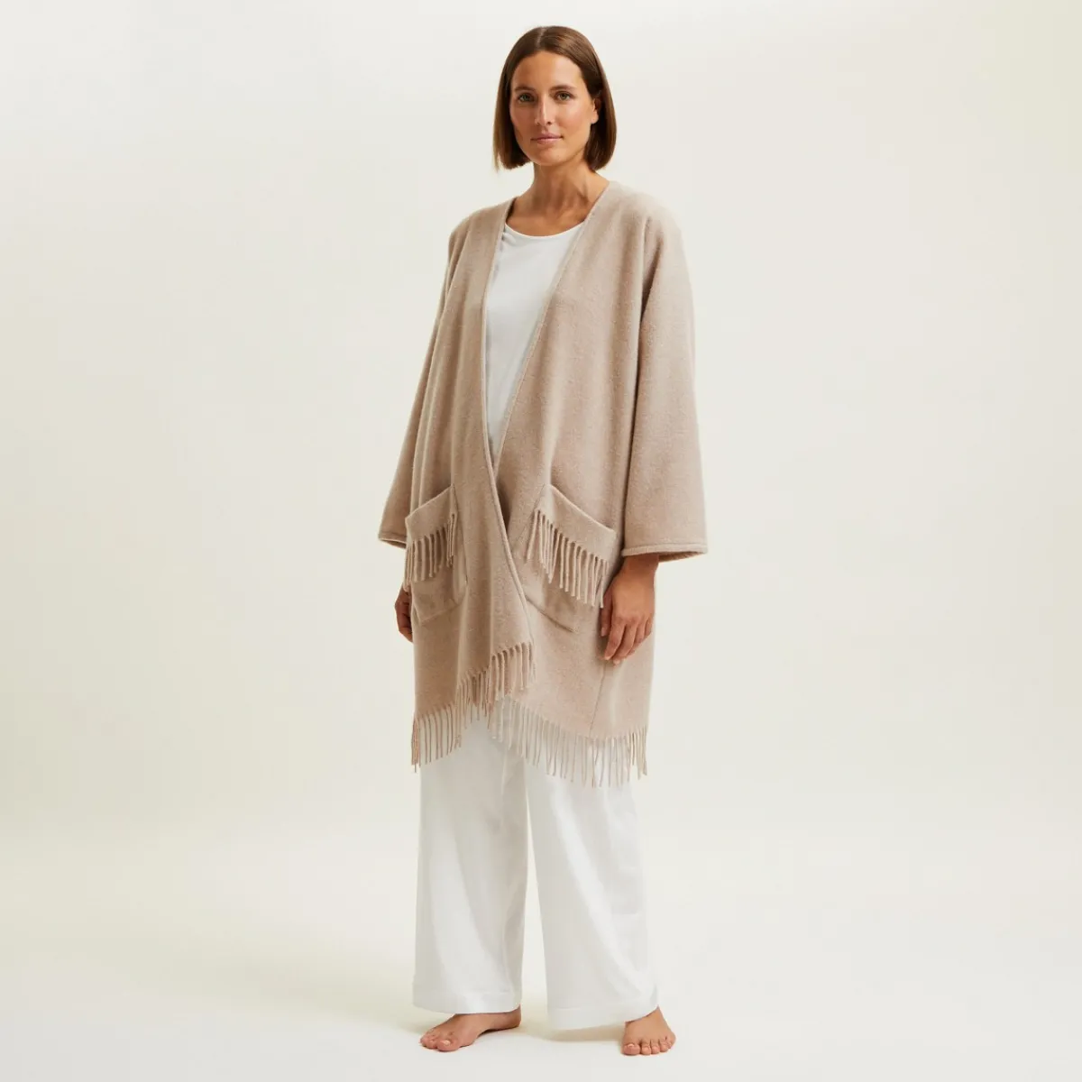 Yves Delorme Poncho 3/4 Eponyme style Discount