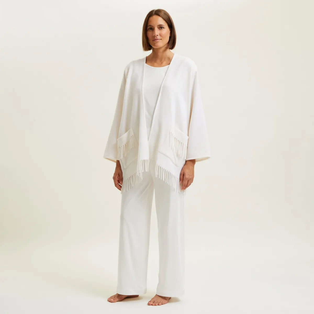 Yves Delorme Poncho court Eponyme style Sale