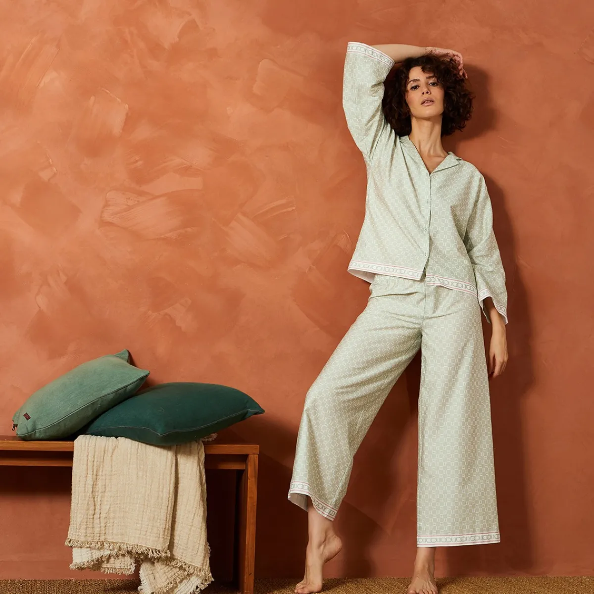 Yves Delorme Pyjama Icône style Flash Sale